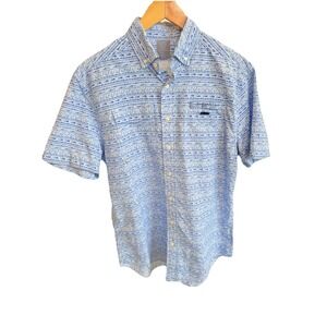 Vineyard Vines Blue Harbor Shirt Performance Button Down Fishing Shirt Sz Small